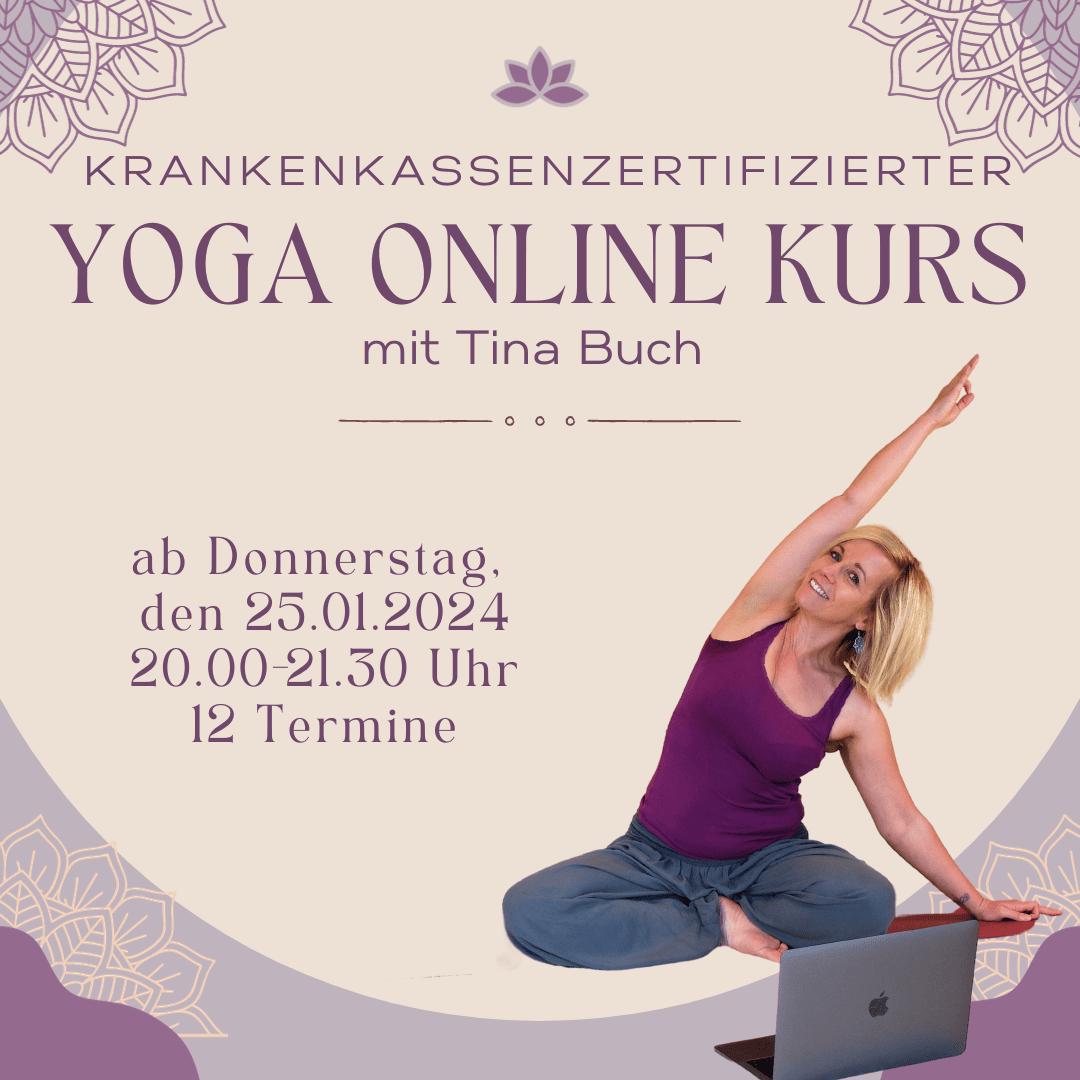 Yoga mit Tina – (Online Live) – ab Januar 2024