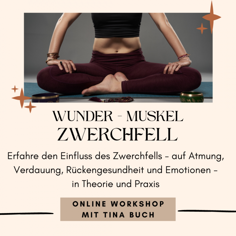 WunderMuskel "Zwerchfell" mit Tina Buch  Yoga Onlinekurs